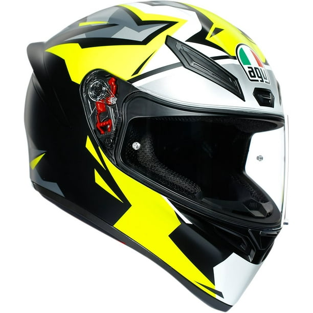 Yellow/Black, XX-Large AGV Unisex-Adult Full Face K-1 Soleluna 2015 Motorcycle Helmet Yellow/Black, XX-Large AGV Unisex-Adult Full Face K-1 Soleluna 2015 Motorcycle Helmet
